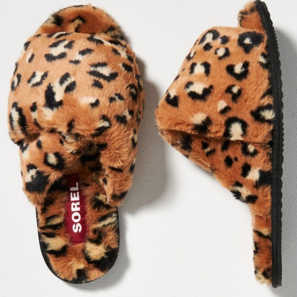 Sorel Go Mail Run‎ Slippers- Tawny Buff/Black